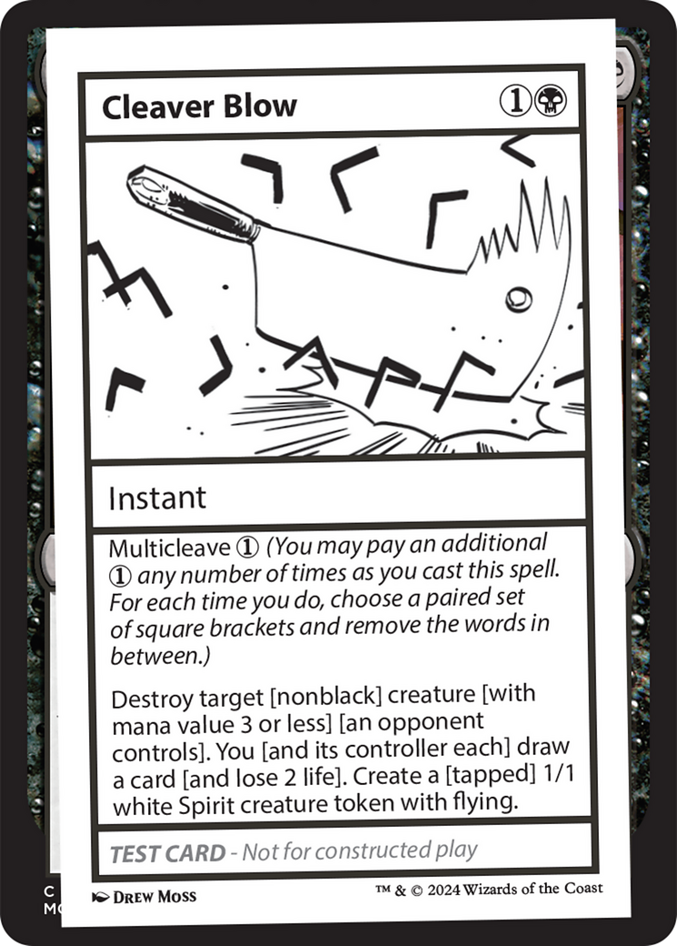 Cleaver Blow [Mystery Booster 2 Playtest Cards] | Odin's Place