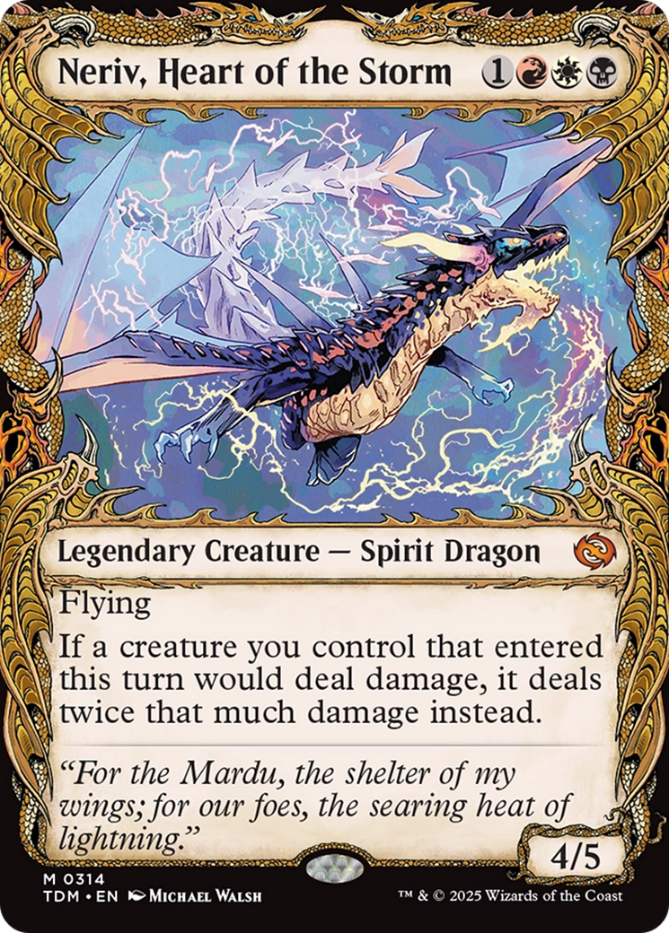 Neriv, Heart of the Storm (Showcase) [Tarkir: Dragonstorm] | Odin's Place