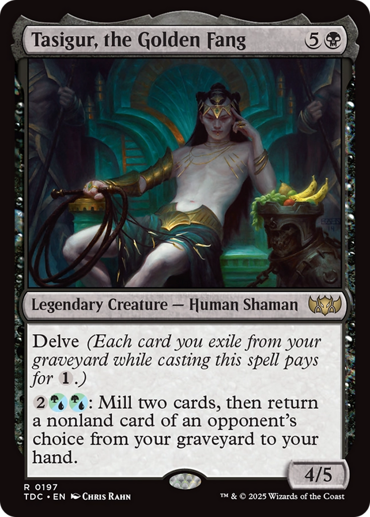 Tasigur, the Golden Fang [Tarkir: Dragonstorm Commander] | Odin's Place