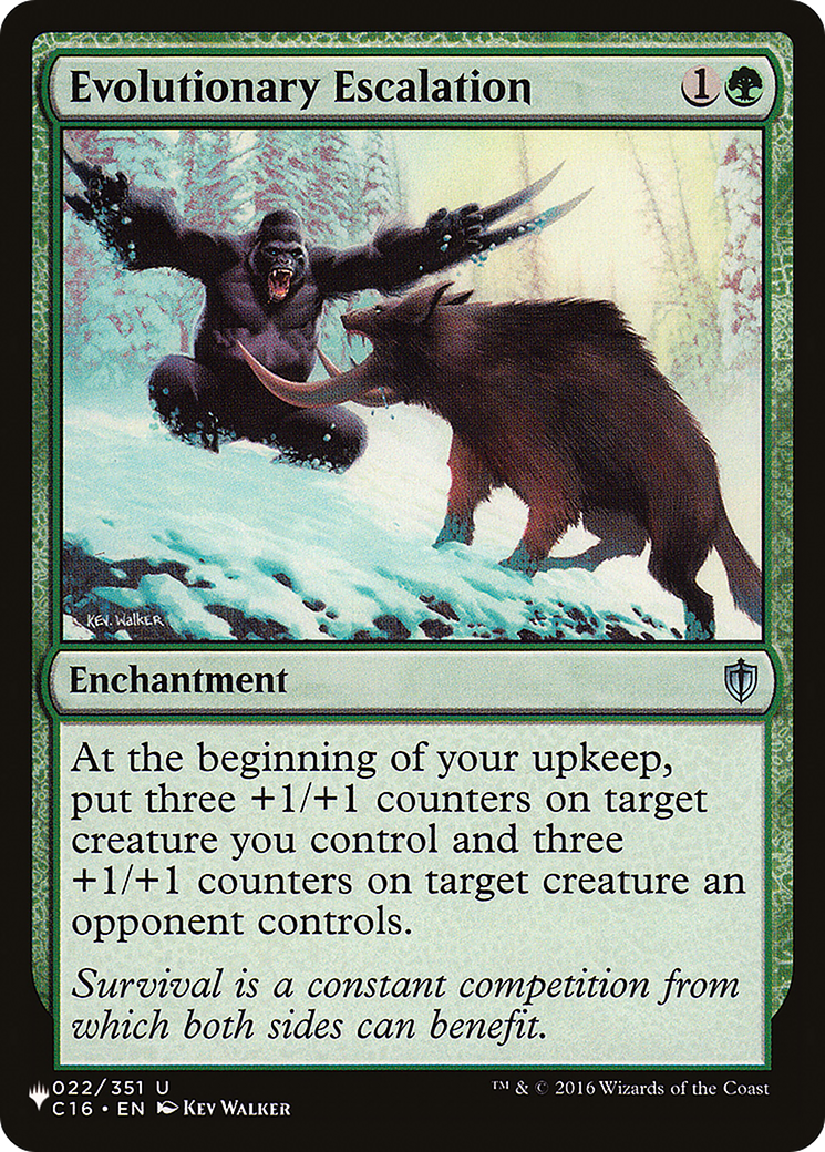 Evolutionary Escalation [The List] | Odin's Place