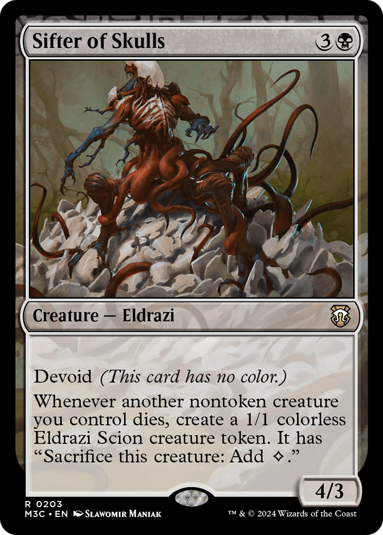 Sifter of Skulls (Ripple Foil) [Modern Horizons 3 Commander] | Odin's Place