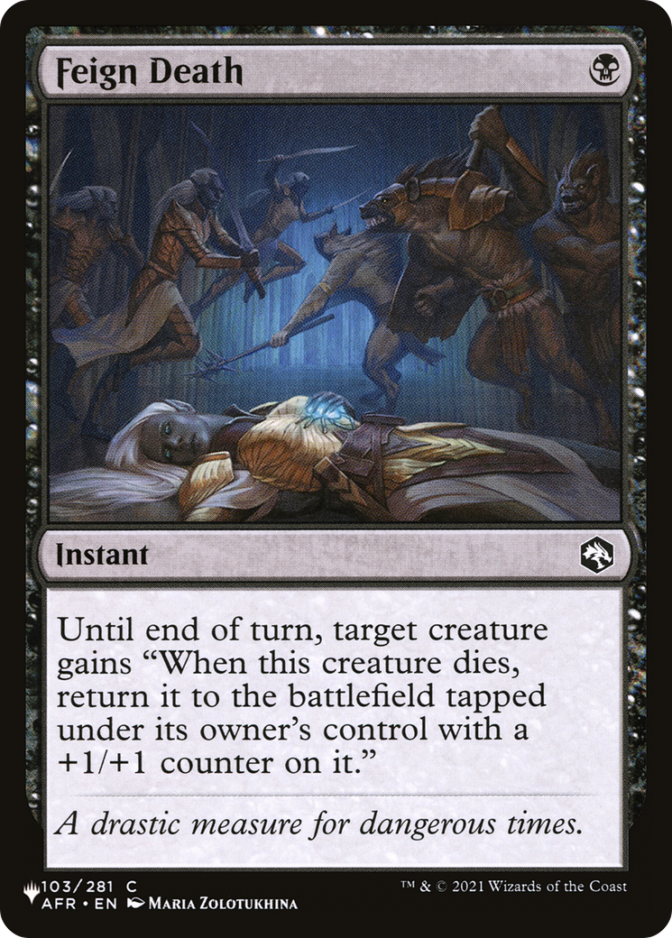Feign Death [The List] | Odin's Place