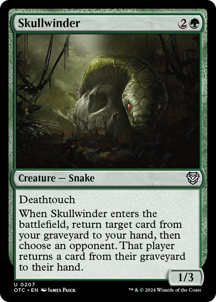 Skullwinder [Outlaws of Thunder Junction Commander] | Odin's Place