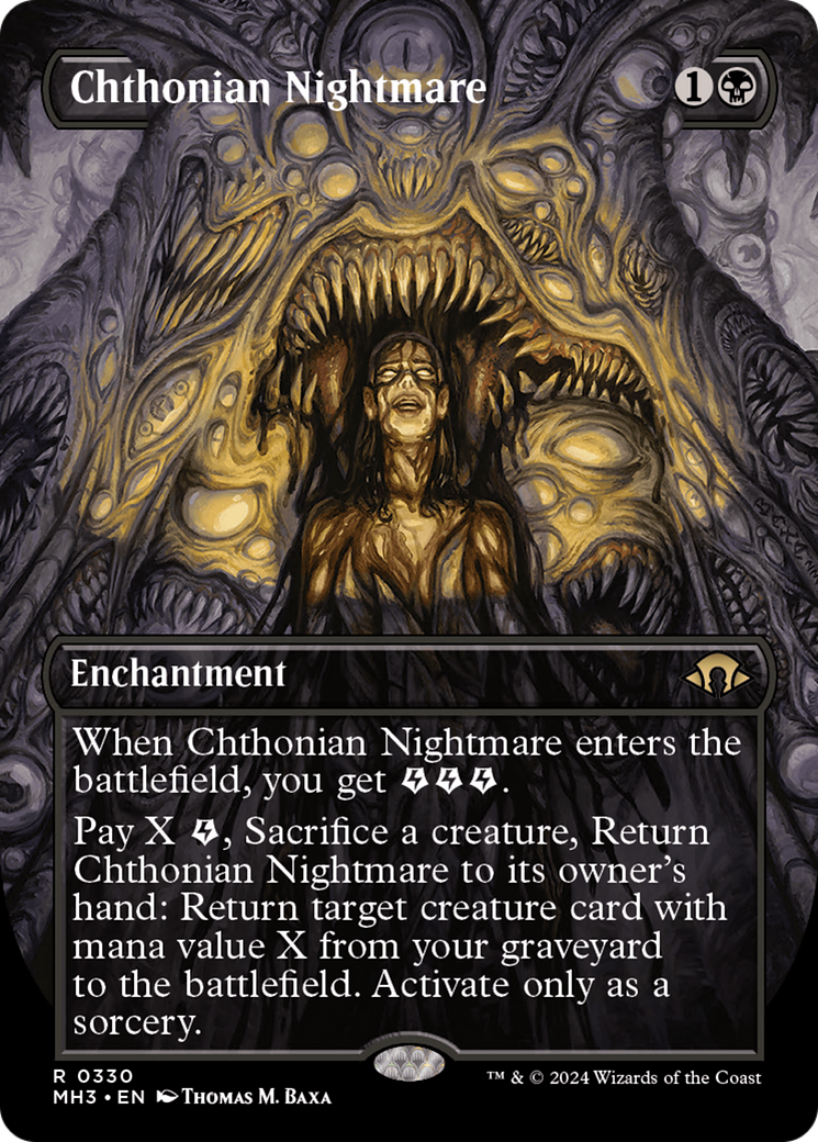 Chthonian Nightmare (Borderless) [Modern Horizons 3] | Odin's Place