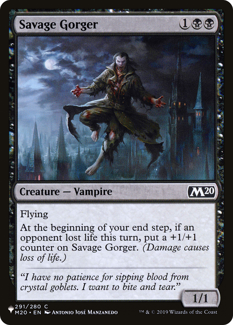 Savage Gorger [The List] | Odin's Place