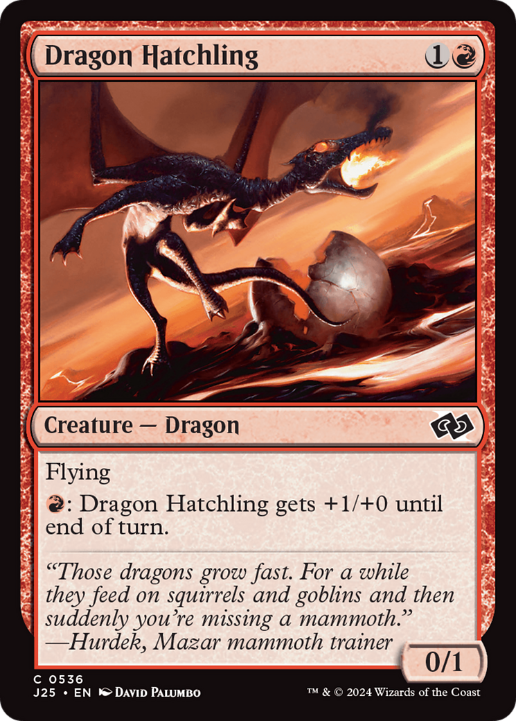 Dragon Hatchling [Foundations Jumpstart] | Odin's Place