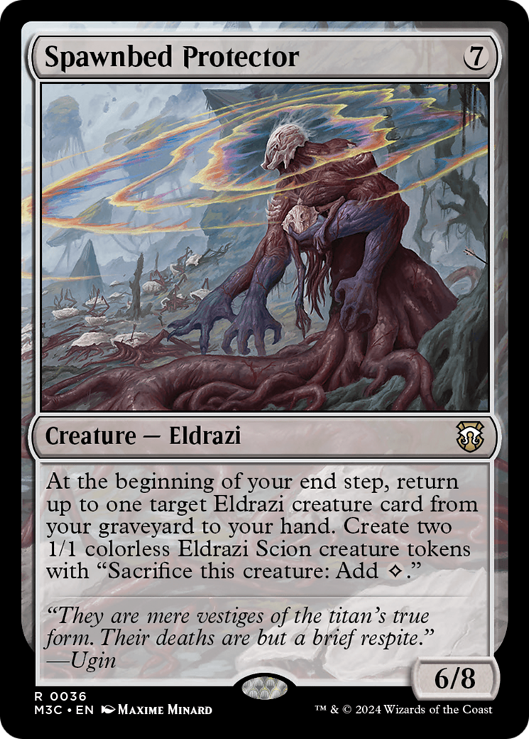 Spawnbed Protector (Ripple Foil) [Modern Horizons 3 Commander] | Odin's Place