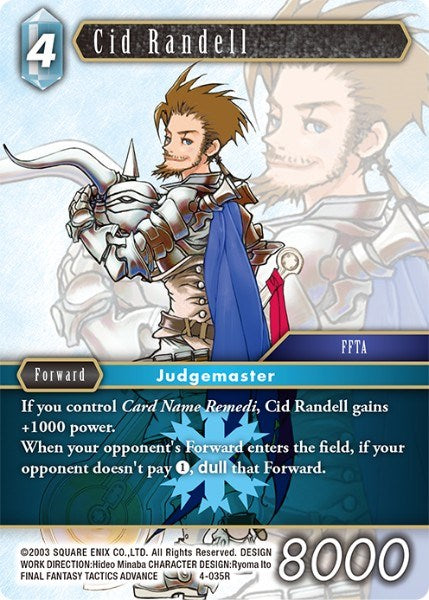 Cid Randell [Opus IV] | Odin's Place