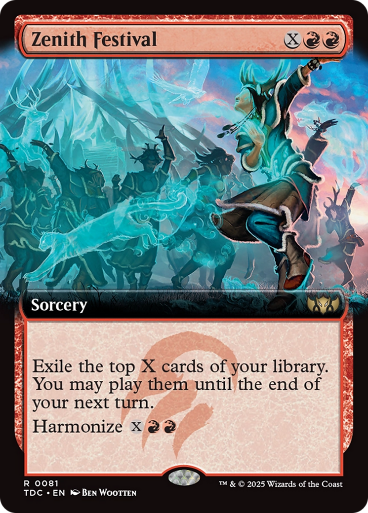 Zenith Festival (Extended Art) [Tarkir: Dragonstorm Commander] | Odin's Place