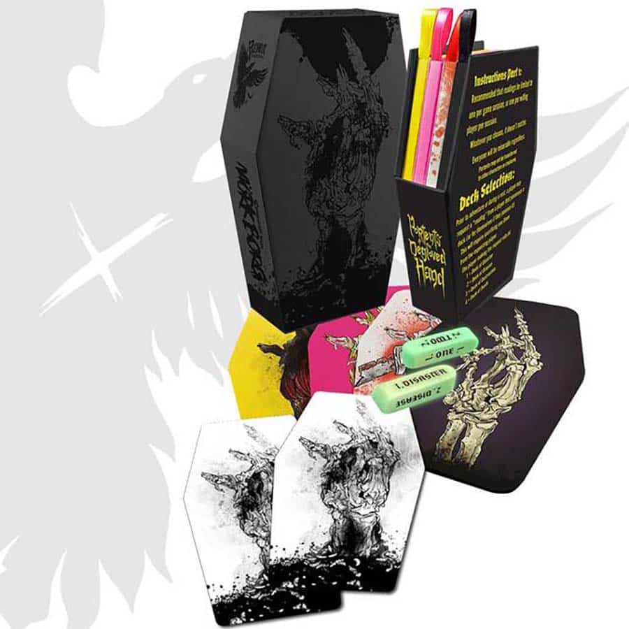 Mork Borg RPG: Portents of the Degloved Hand (Omen Sacrifice Deck) (Limited Edition) | Odin's Place
