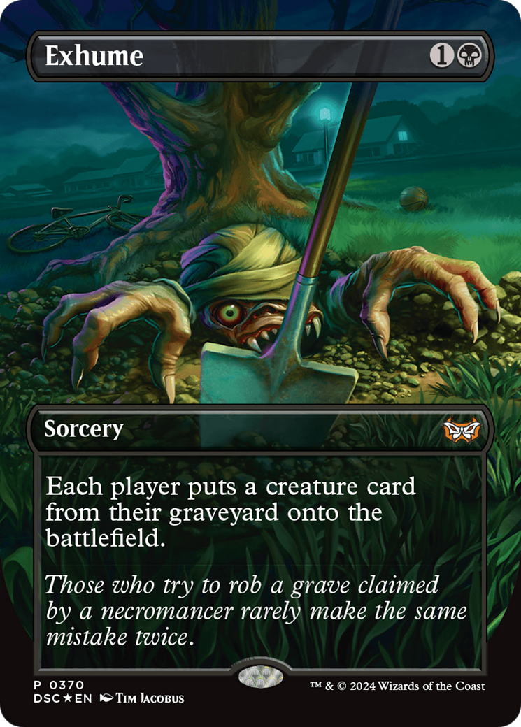 Exhume (Borderless) [Duskmourn: House of Horror Commander] | Odin's Place
