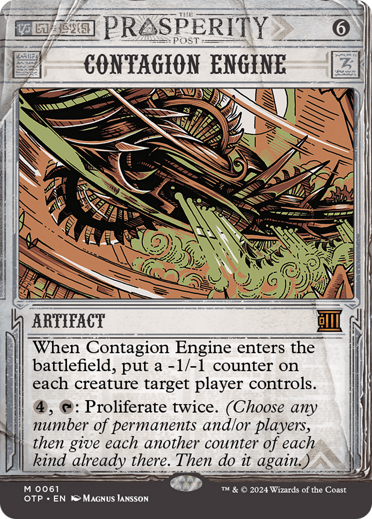 Contagion Engine [Outlaws of Thunder Junction: Breaking News] | Odin's Place