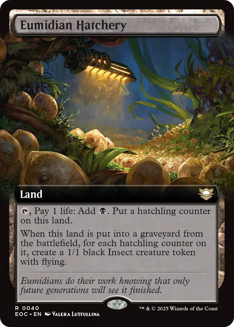 Eumidian Hatchery (Extended Art) [Edge of Eternities Commander] | Odin's Place