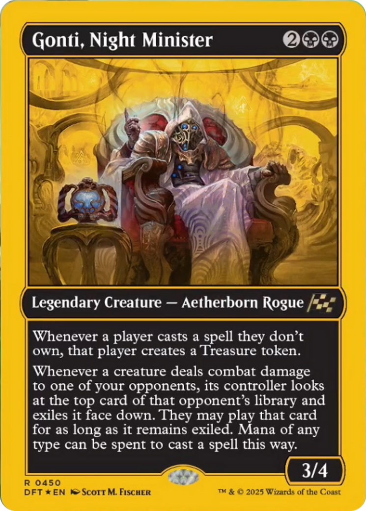 Gonti, Night Minister (First-Place Foil) [Aetherdrift] | Odin's Place