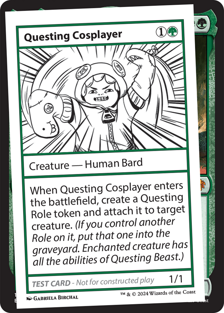 Questing Cosplayer [Mystery Booster 2 Playtest Cards] | Odin's Place