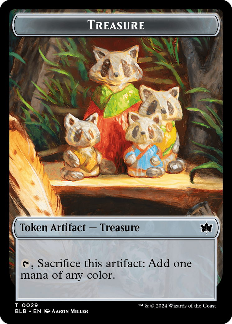 Treasure // Steampath Charger Double-Sided Token [Bloomburrow Tokens] | Odin's Place