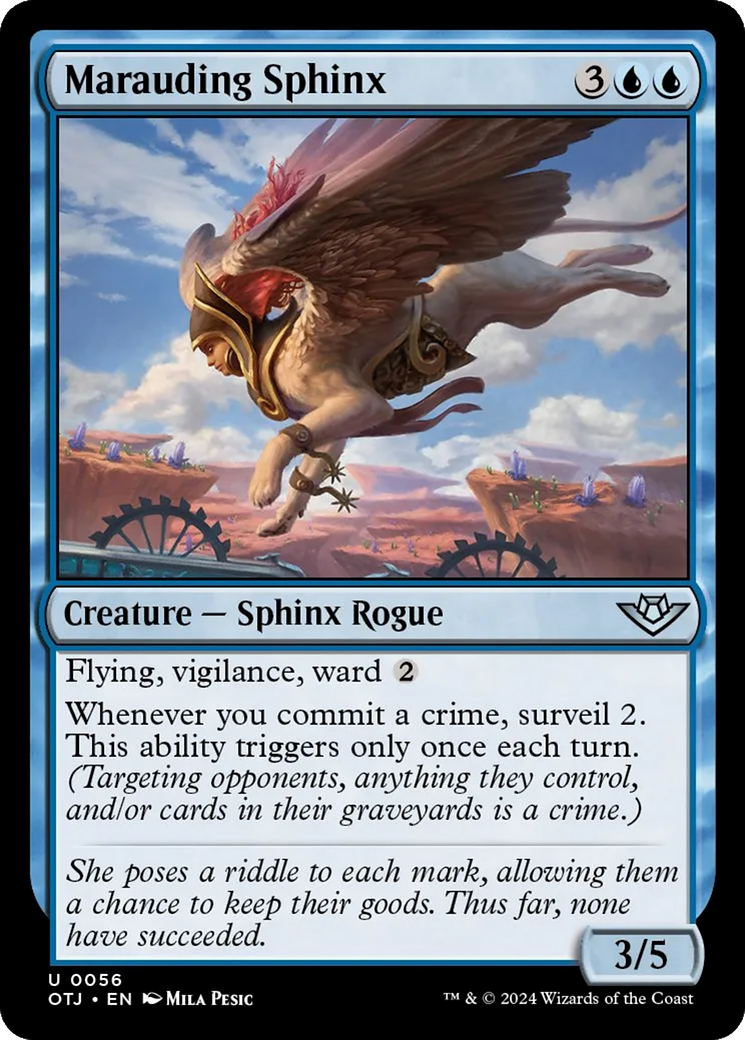 Marauding Sphinx [Outlaws of Thunder Junction] | Odin's Place