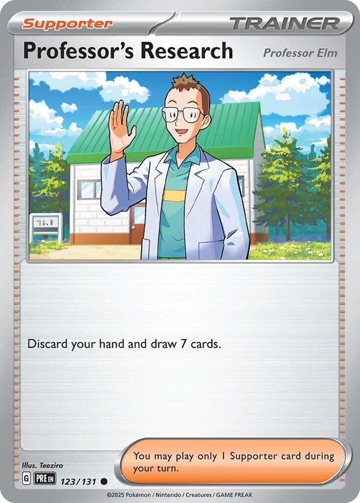Professor's Research (123/131) [Professor Elm] [Scarlet & Violet: Prismatic Evolutions] | Odin's Place