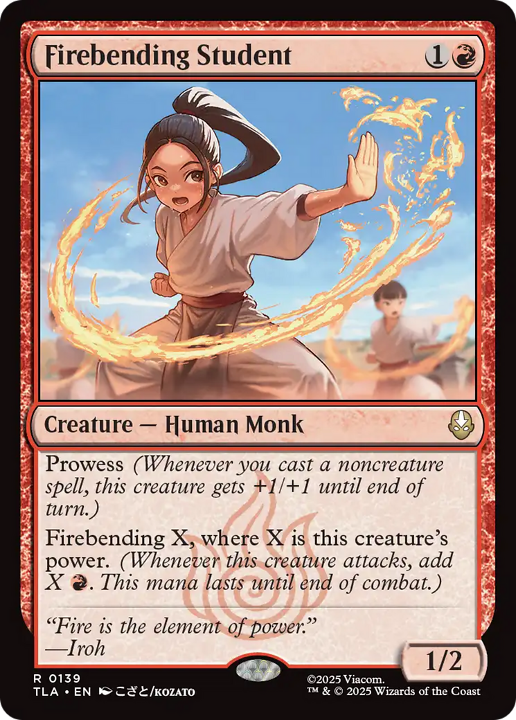Firebending Student [Avatar: The Last Airbender] | Odin's Place