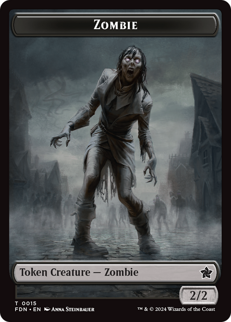 Rat (0014) // Zombie Double-Sided Token [Foundations Tokens] | Odin's Place