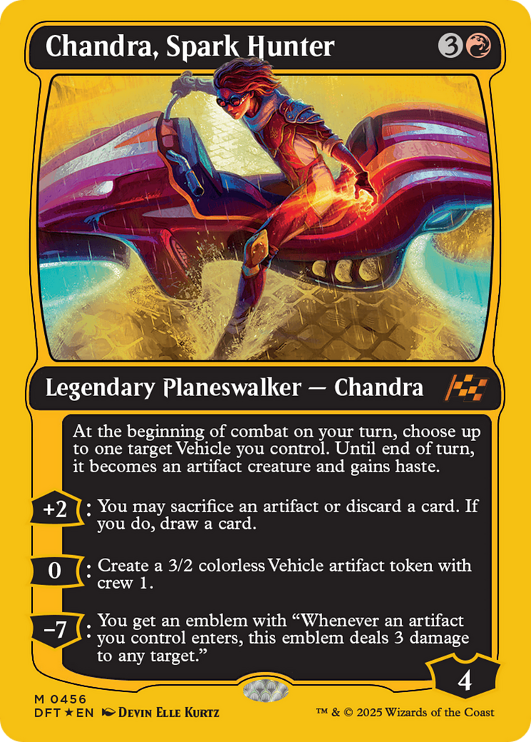 Chandra, Spark Hunter (First-Place Foil) [Aetherdrift] | Odin's Place