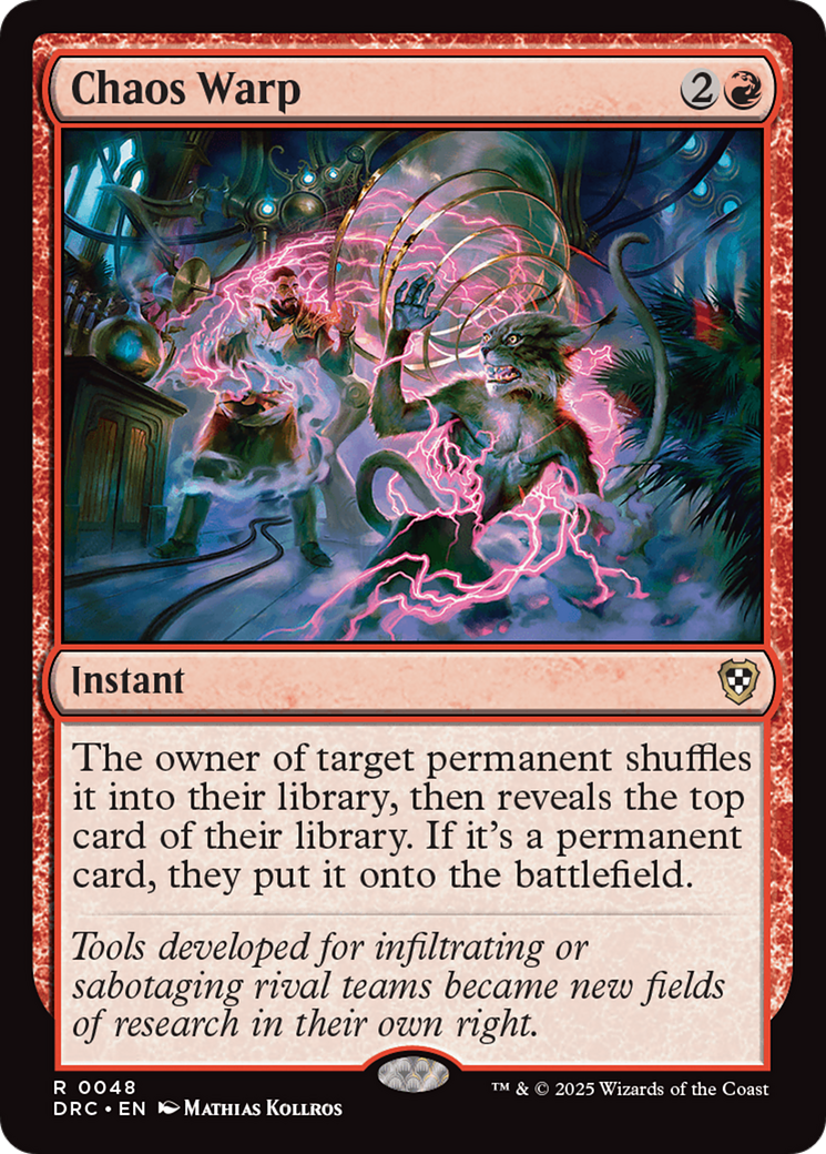 Chaos Warp [Aetherdrift Commander] | Odin's Place