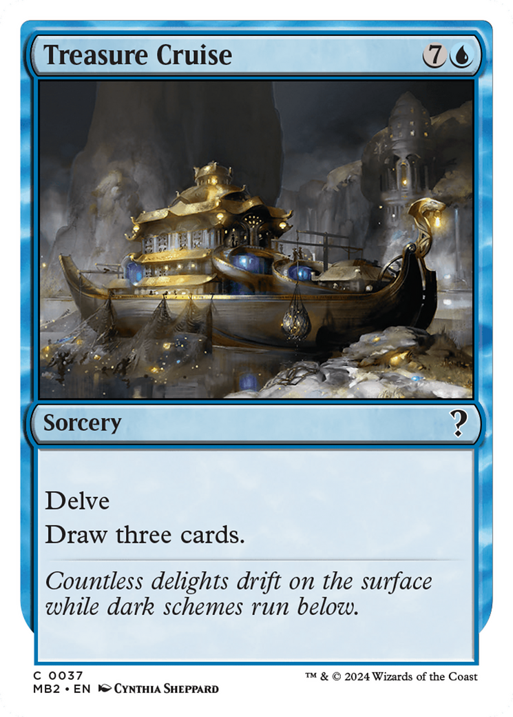 Treasure Cruise (White Border) [Mystery Booster 2] | Odin's Place