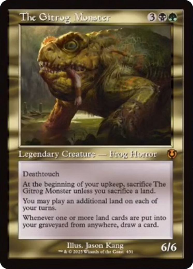 The Gitrog Monster (Retro Frame) [Innistrad Remastered] | Odin's Place