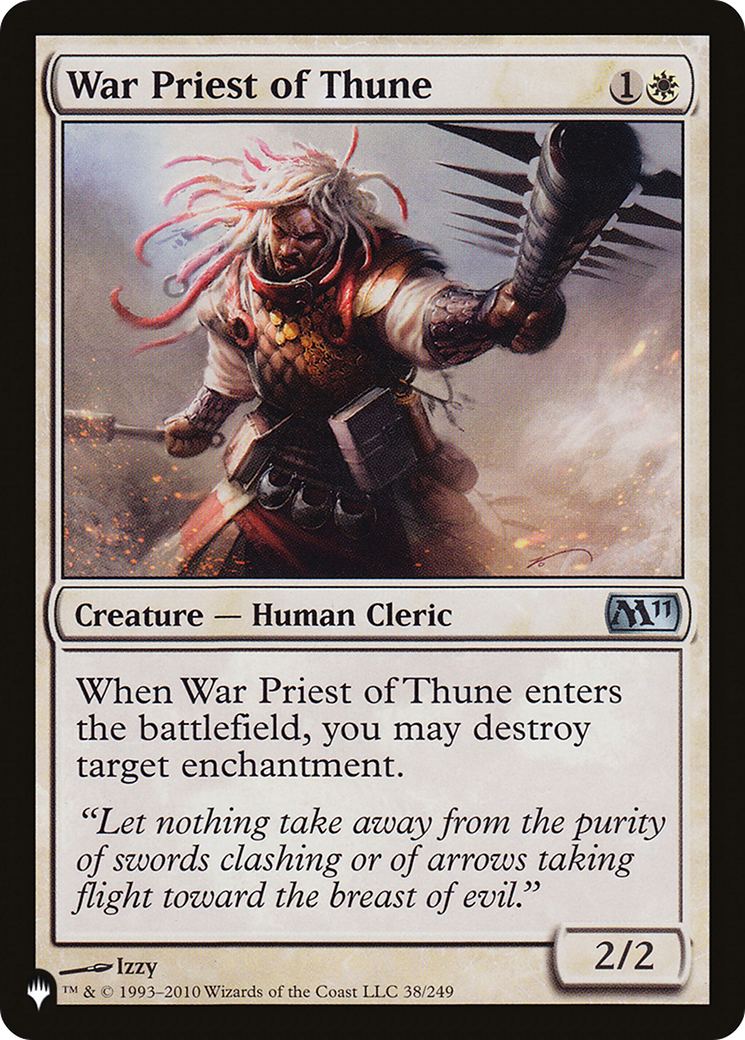 War Priest of Thune [The List] | Odin's Place