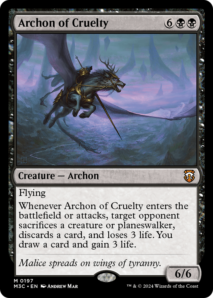 Archon of Cruelty [Modern Horizons 3 Commander] | Odin's Place