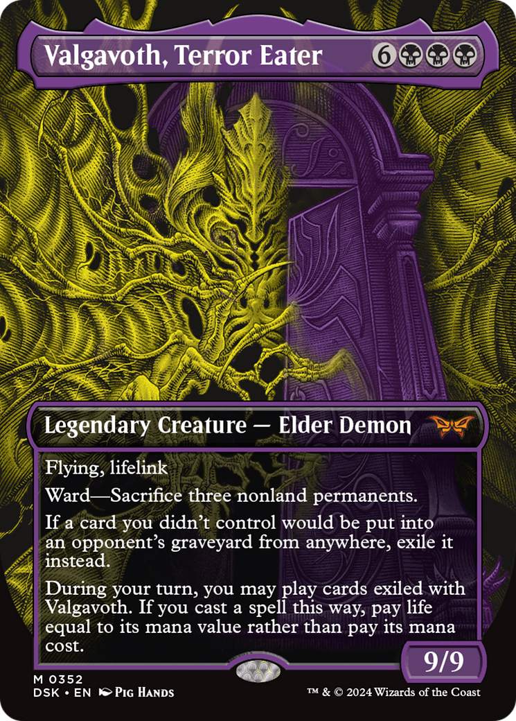 Valgavoth, Terror Eater (Showcase) [Duskmourn: House of Horror] | Odin's Place