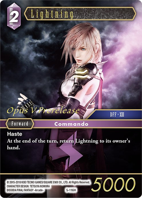 Lightning [Opus V Promo Cards] | Odin's Place