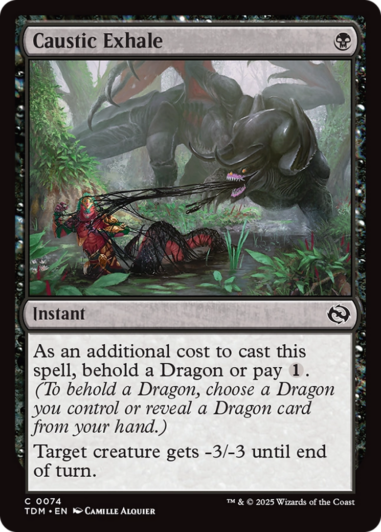 Caustic Exhale [Tarkir: Dragonstorm] | Odin's Place