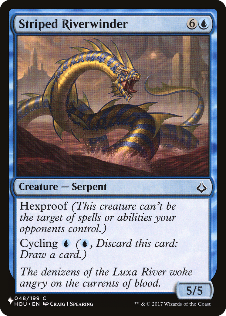 Striped Riverwinder [The List] | Odin's Place