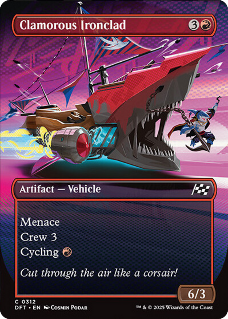 Clamorous Ironclad (Borderless) [Aetherdrift] | Odin's Place