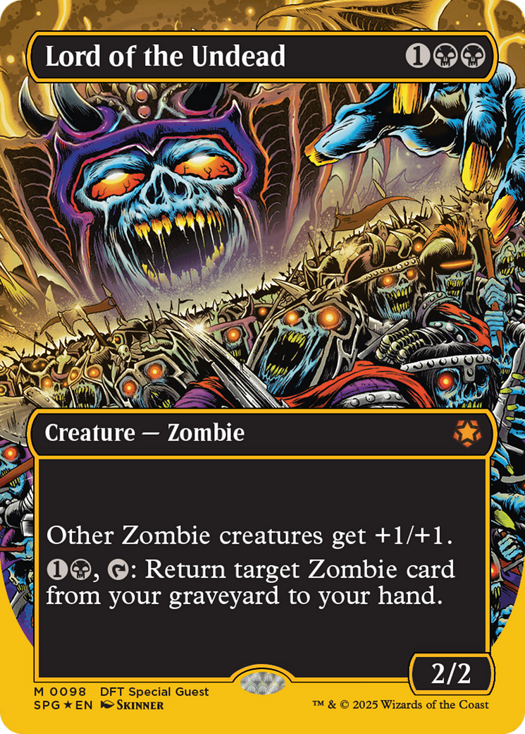 Lord of the Undead (Borderless) (First-Place Foil) [Aetherdrift Special Guests] | Odin's Place