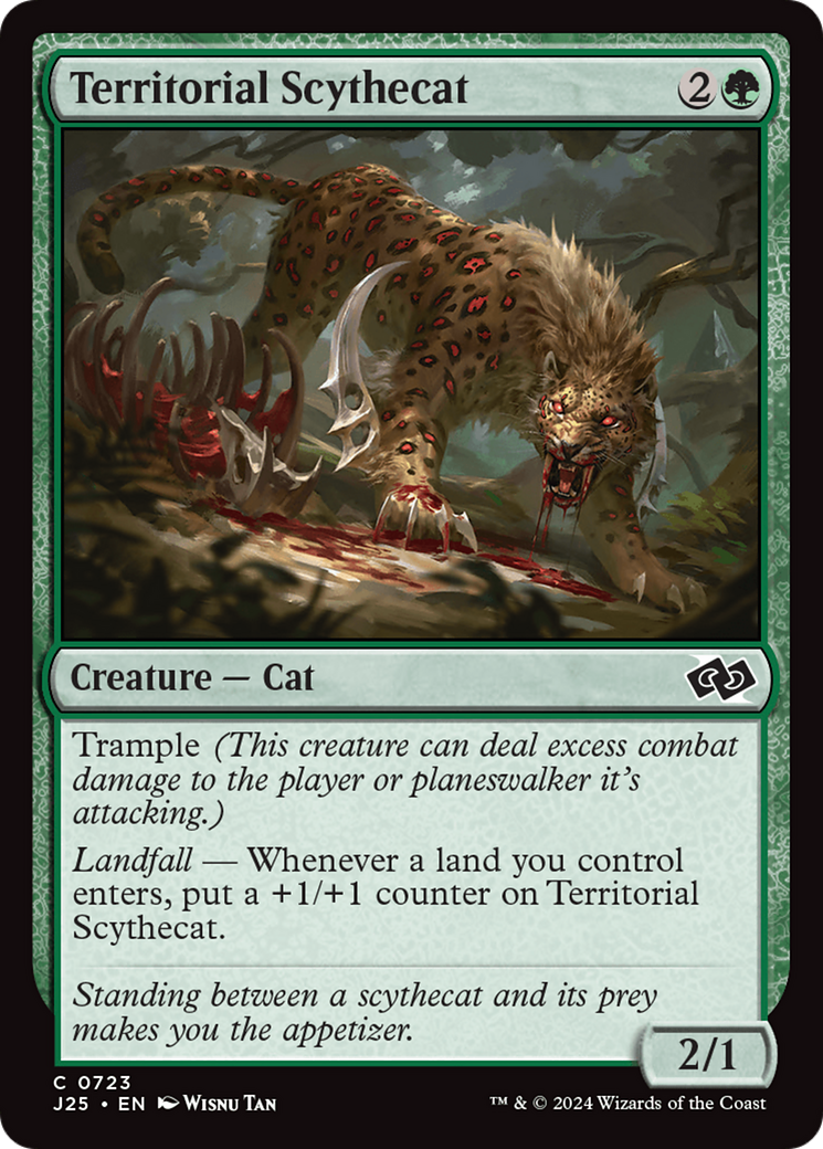 Territorial Scythecat [Foundations Jumpstart] | Odin's Place