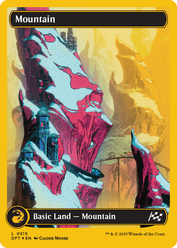 Mountain (0515) (First-Place Foil) [Aetherdrift] | Odin's Place