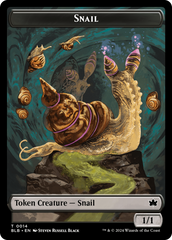 Snail // Thundertrap Trainer Double-Sided Token [Bloomburrow Tokens] | Odin's Place
