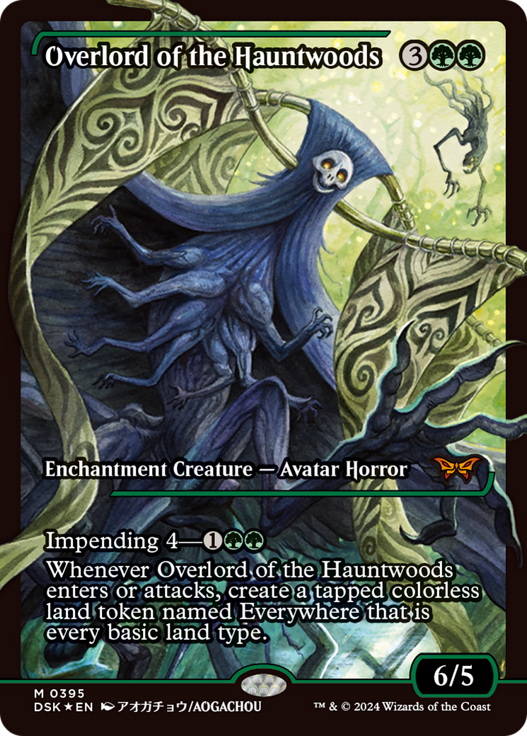 Overlord of the Hauntwoods (Japan Showcase) [Duskmourn: House of Horror] | Odin's Place