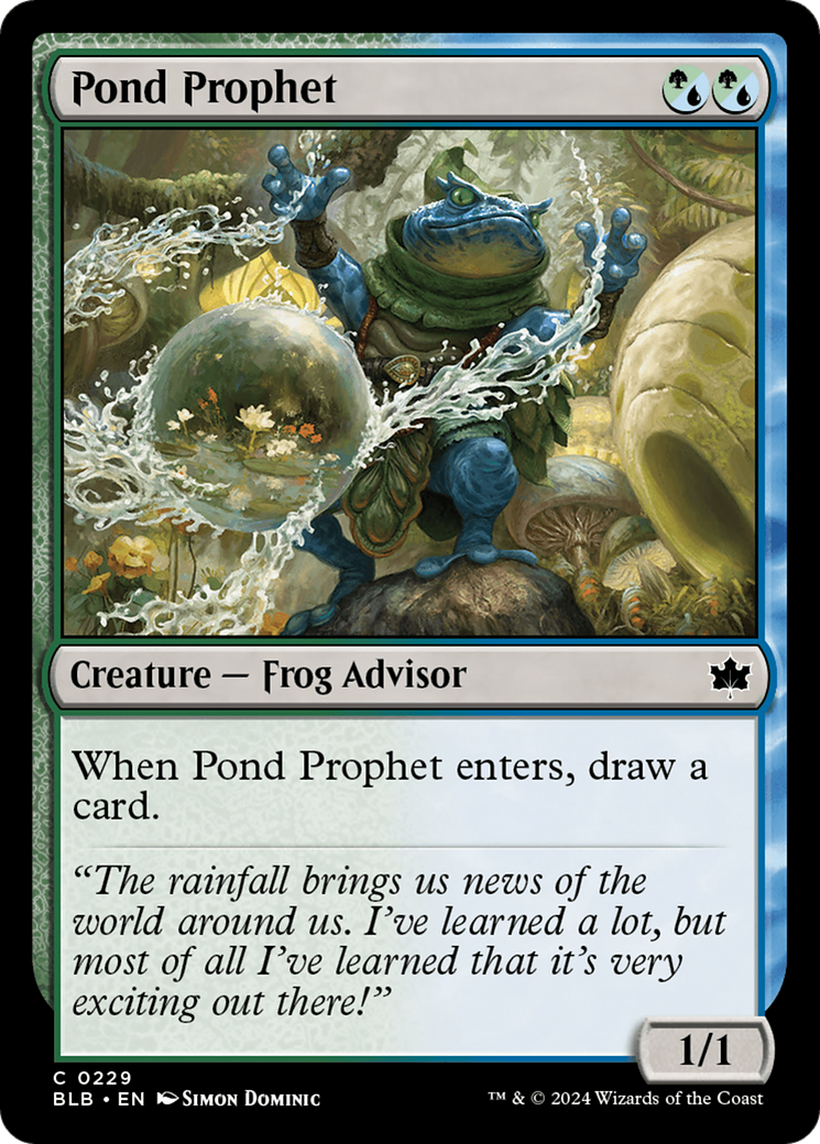 Pond Prophet [Bloomburrow] | Odin's Place