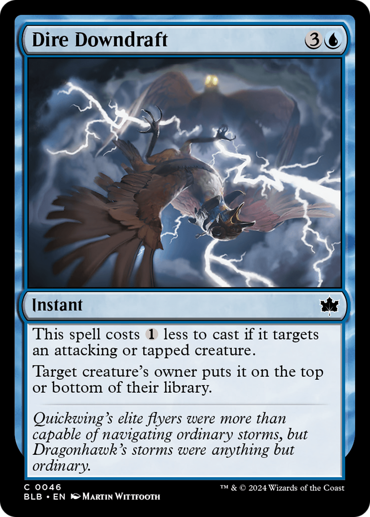 Dire Downdraft [Bloomburrow] | Odin's Place