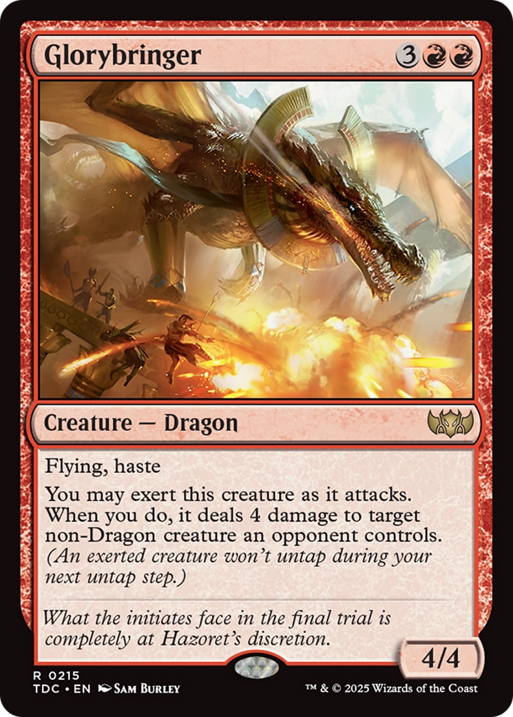 Glorybringer [Tarkir: Dragonstorm Commander] | Odin's Place