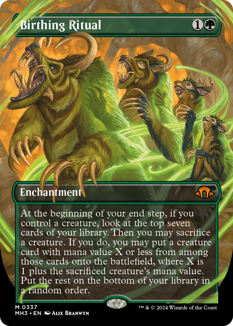 Birthing Ritual (Borderless) [Modern Horizons 3] | Odin's Place
