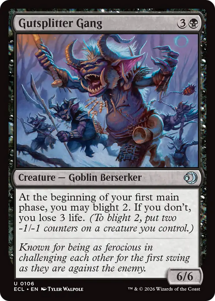 Gutsplitter Gang [Lorwyn Eclipsed] | Odin's Place