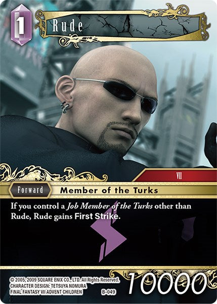 Rude [Boss Deck: Final Fantasy VII] | Odin's Place
