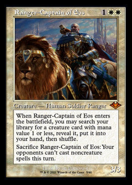 Ranger-Captain of Eos (Retro Foil Etched) [Modern Horizons] | Odin's Place