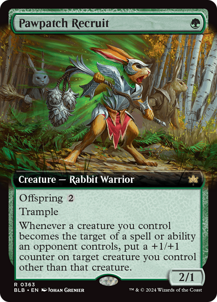Pawpatch Recruit (Extended Art) [Bloomburrow] | Odin's Place