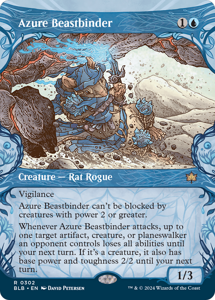 Azure Beastbinder (Showcase) [Bloomburrow] | Odin's Place
