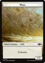 Insect (0023) // Wall Double-Sided Token [Tarkir: Dragonstorm Commander Tokens] | Odin's Place